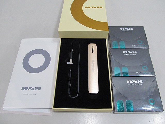 1 jpy unused storage DR,BAPE MODEL2 Gold unopened flavour cartridge MINT men sole 3 piece set 