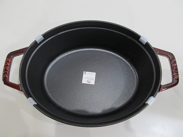 １円  未使用保管 Staub スコット オーバル グレナディンレッド 40500-273 27cmの画像5