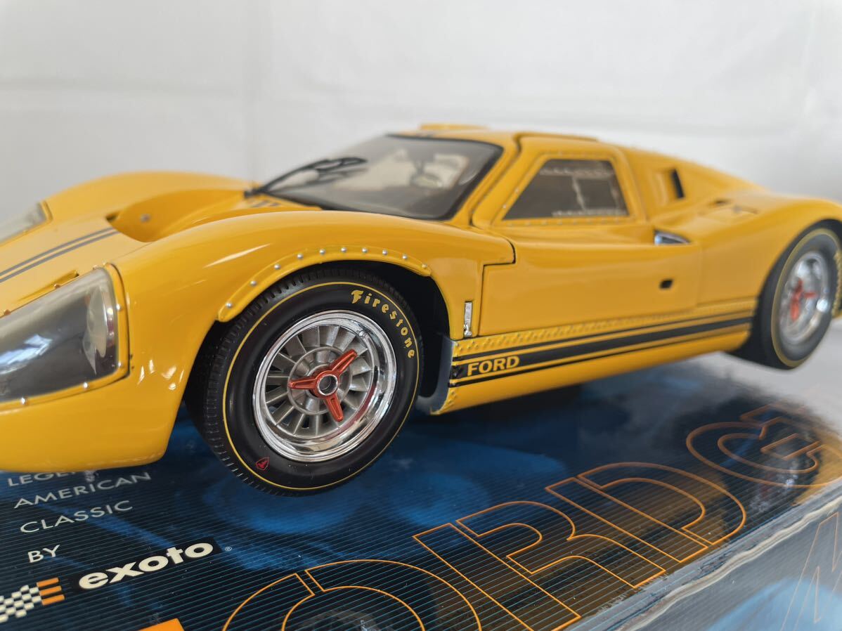  Exoto 1/18 FORD GT40 MK Ⅳ Ford миникар не использовался товар редкостный товар редкость exoto RLG18050