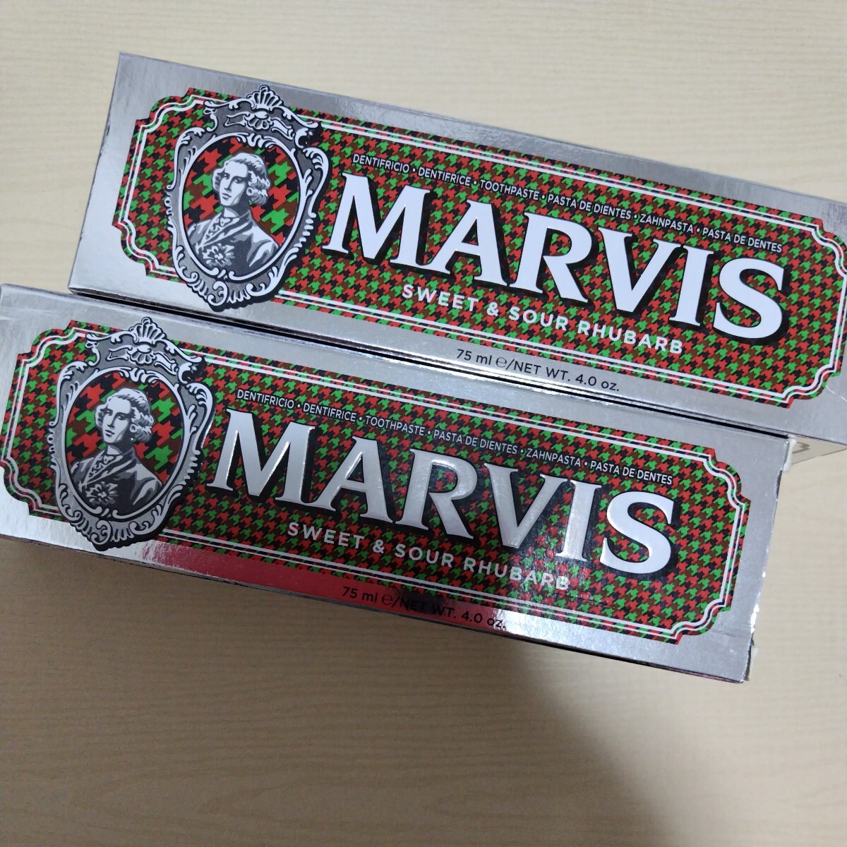 ★ новый товар ★MARVIS　...　...　 зубная паста  　 сладкий  & ... ...　SWEET＆SOUR RHUBARB　85mL　2 коробка 