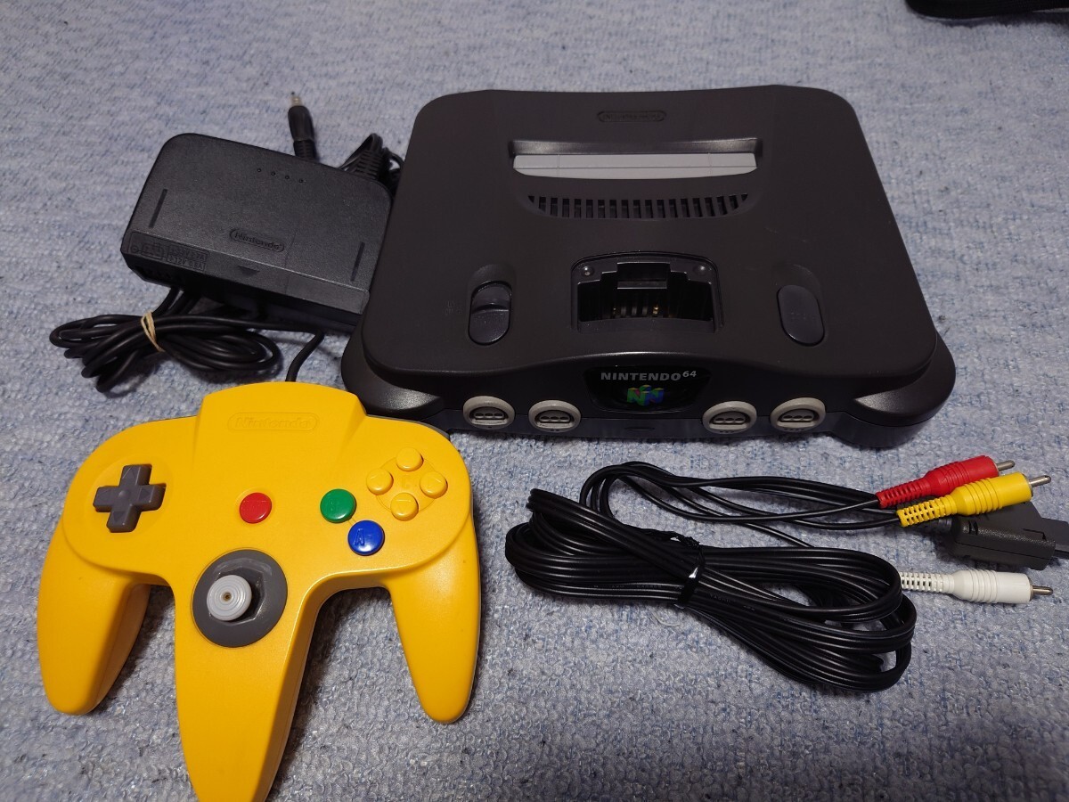 【動作品、訳有】ニンテンドー64本体セット/NINTENDO64_画像1