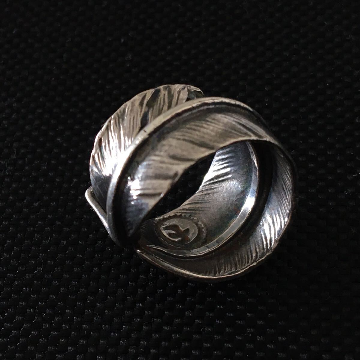  Goro's extra-large plain feather ring goro\'s SV silver ring feather ring 