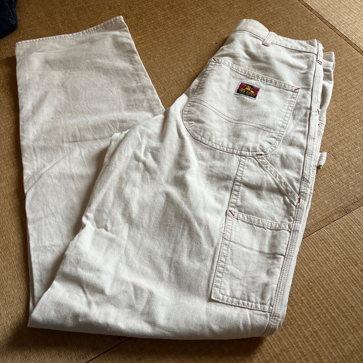 BEN DAVIS ホワイトペインターパンツ　size S_画像3