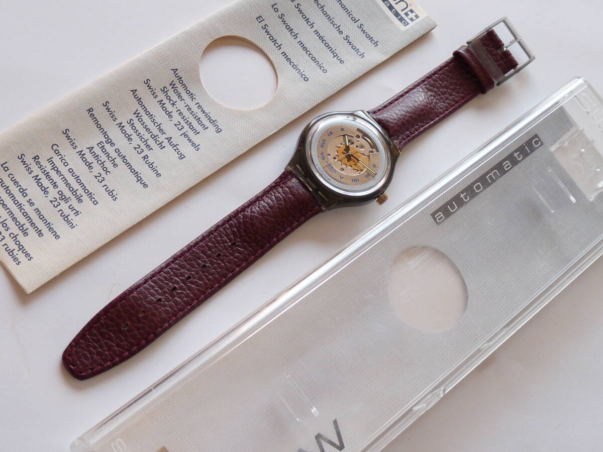  не использовался 1991 год первое поколение автоматический Swatch Swatch рубин nRUBIN номер товара SAM100