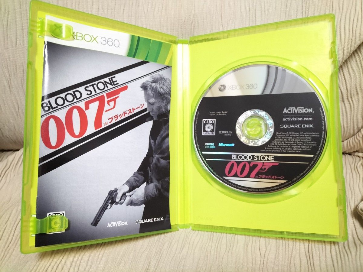 【美品】XBOX360 007ブラッドストーン　ジェームズ・ボンド