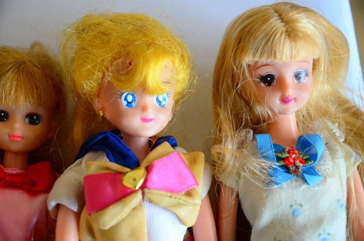 リカちゃん人形 バービー人形 13点 まとめ セーラームーン ヴィンテージ レトロ 着せ替え人形の画像6