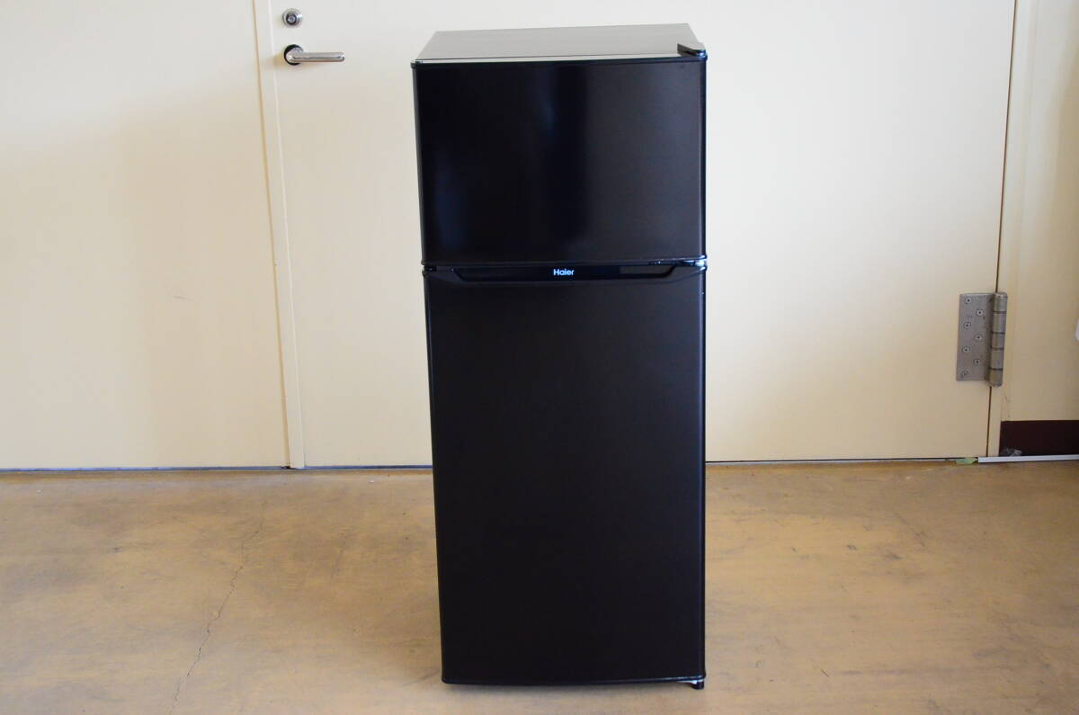 Haier ハイアール 2ドア 冷凍冷蔵庫 JR-N130A 130L 2020年製 動作品 ブラックの画像1