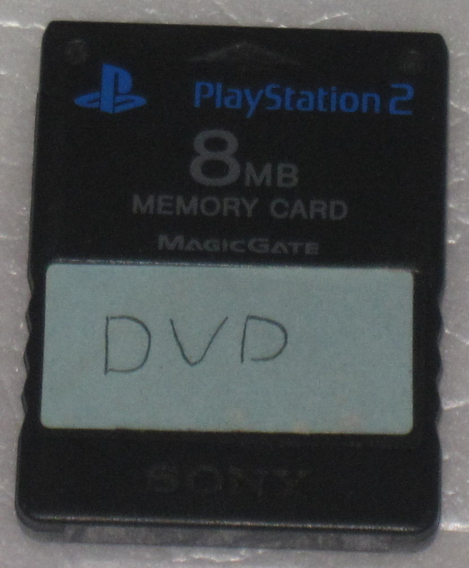 A PlayStation2 8MBメモリーカード8個とリモコン用2個の画像4