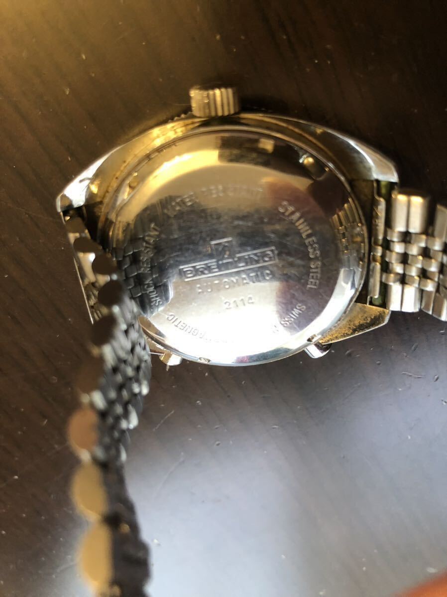 【名品】ブライトリング クロノマティック 2114 1970年代  BREITLING CHRONO-MATIC Cal.11 パンダクロノの画像6