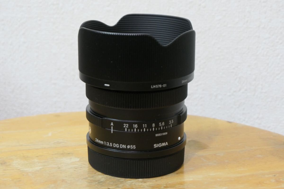 sigma 24mm 1:3.5 DG DN L マウント 美品の画像1