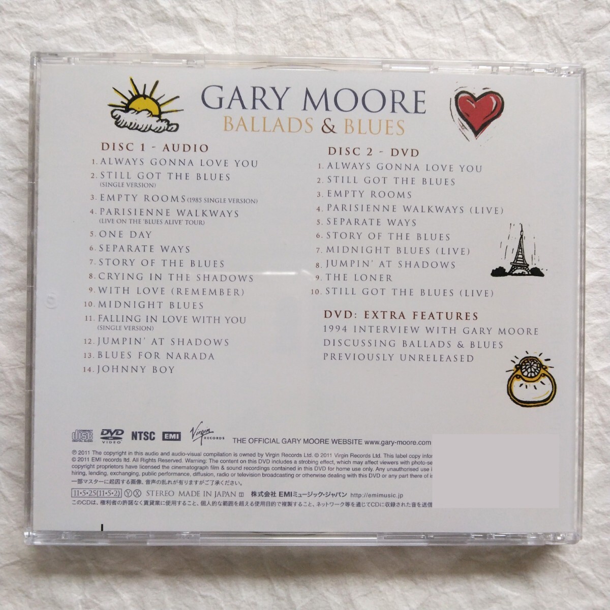Gary Moore / バラッズ & ブルース ［CD+DVD］ 国内盤帯付きの画像5