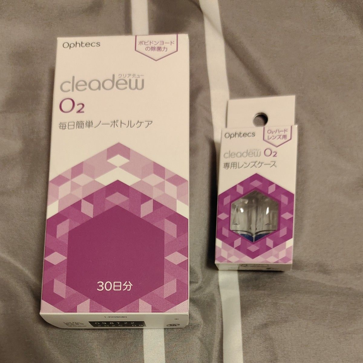 Cleadew(クリアデュー) O2 ハードコンタクトレンズ用酵素洗浄保存剤 専用レンズケース付き