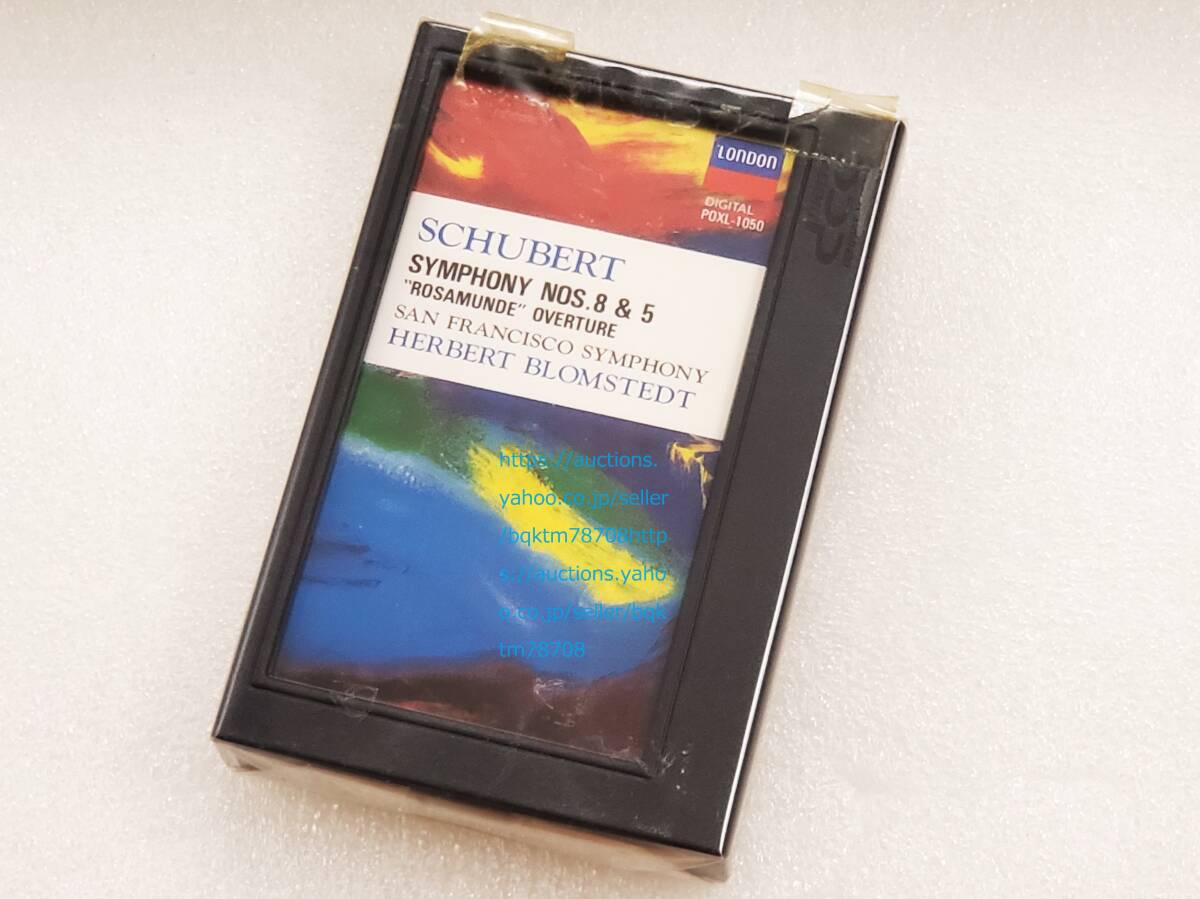 DCC音楽テープ Franz Schubert SYMPHONY NOS.8 & 5 ROSAMUNDE OVERTURE SAN FRANCISCO SYMPHONY HERBERT BLOMSTEDT ブロムシュテットの画像1