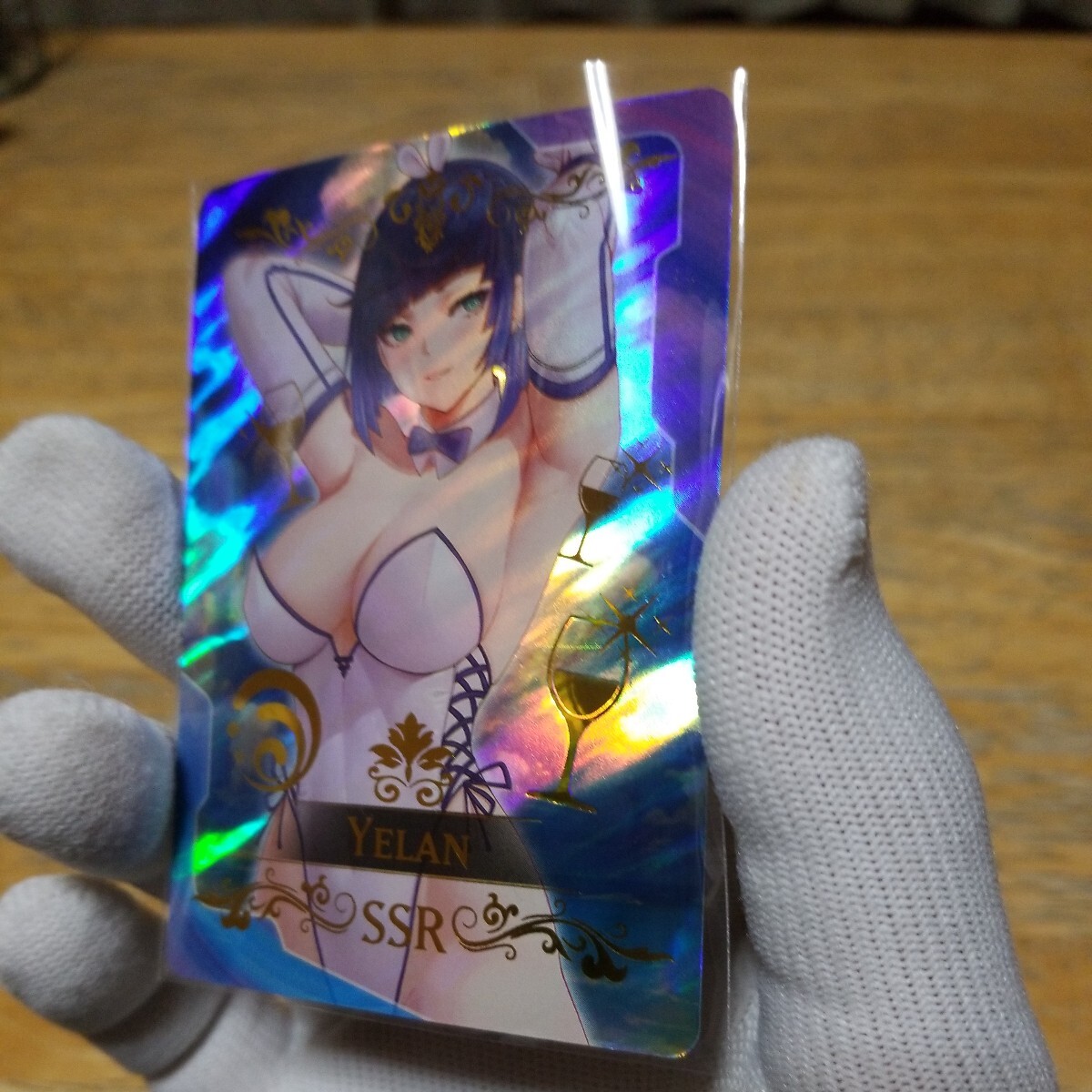 【新品未使用】ACGカード 海外製 セクシーカード 原神 イェラン 夜蘭 ファンカード 美少女035の画像2