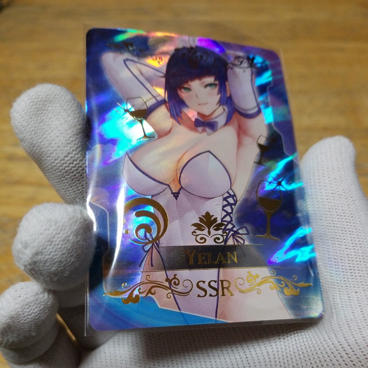 【新品未使用】ACGカード 海外製 セクシーカード 原神 イェラン 夜蘭 ファンカード 美少女035の画像3