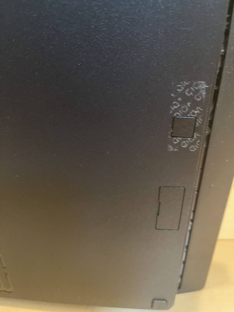 PS3 本体 チャコール・ブラック（CECH-2100A 120GB)本体 箱 コントローラー ジャンク品の画像5