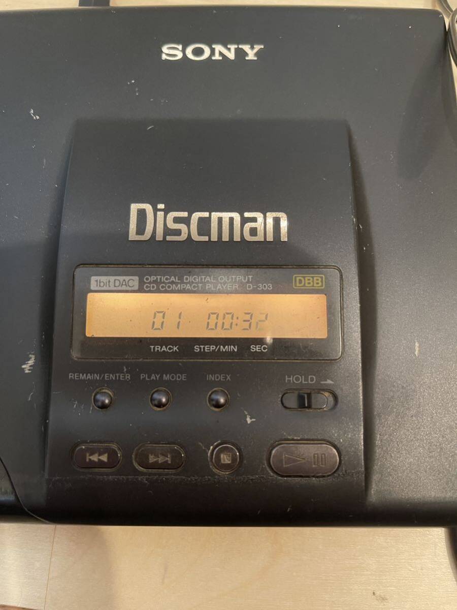 1 jpy ~ prompt decision rare rare SONY Sony portable CD player Discman disk man CD Walkman D-303 WALKMAN accessory instructions etc. 