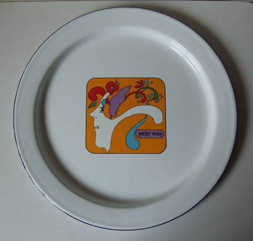 1960s Vintage / Peter Max / TRAY or WALL DECO ホーロー製トレイor 壁飾り USED 中古品　当時物　実物_画像7