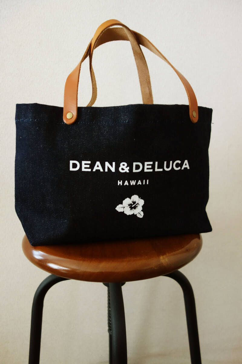 DEAN＆DELUCA ディーン＆デルーカ　ハワイ限定レザーハンドルトートバッグ_画像1