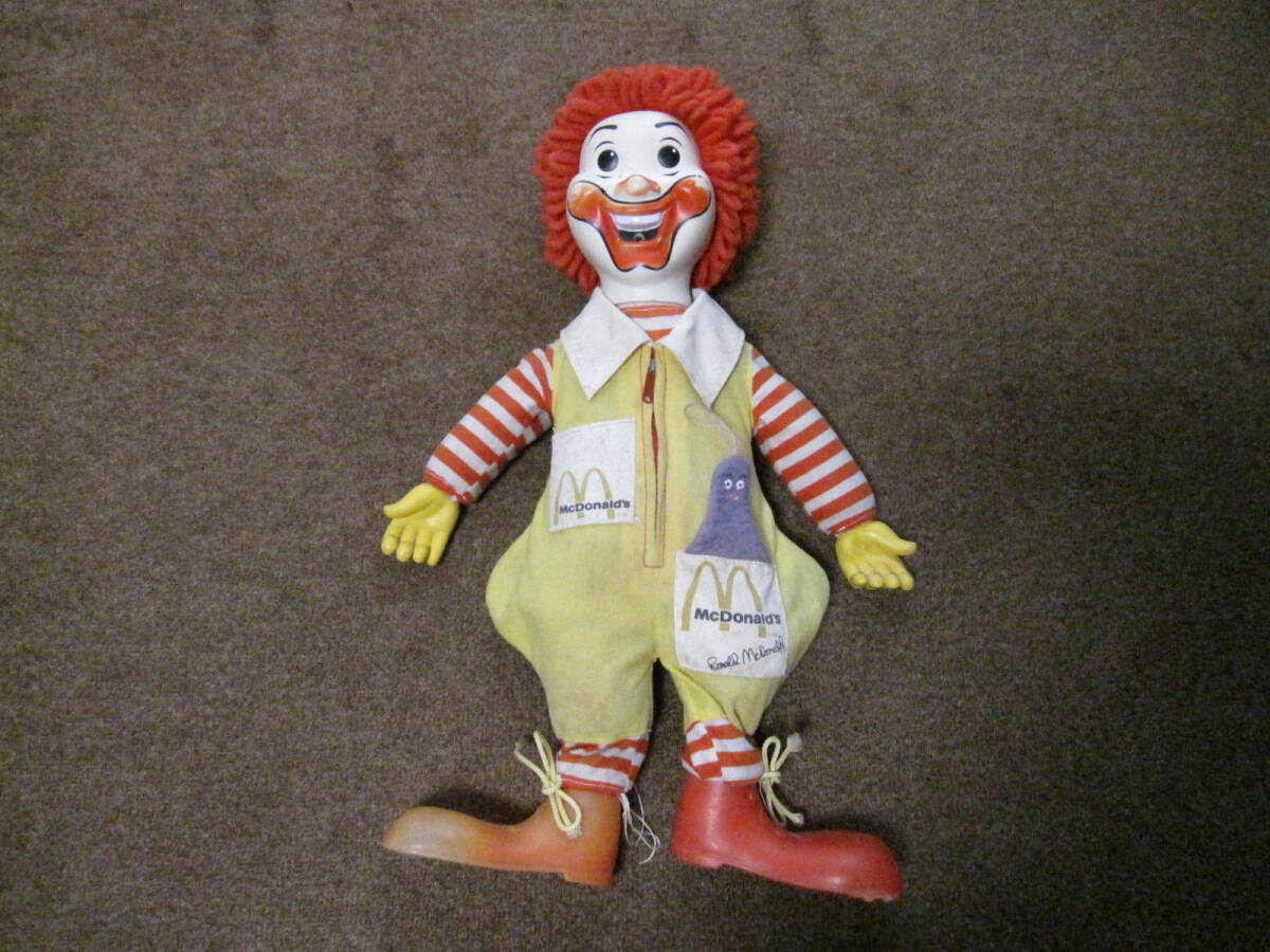1978年 ビンテージ McDonald's マクドナルド 全長51cm ロナルド ぬいぐるみ 人形 フィギュア レトロ ドナルド USED_画像1
