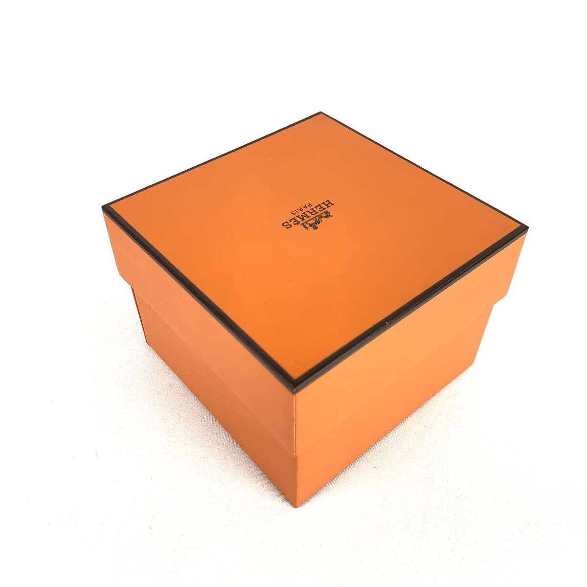 HERMES エルメス ウォッチケース 時計ケース 空箱 BOX ボックス オレンジ 2個セット 11×11×7の画像6