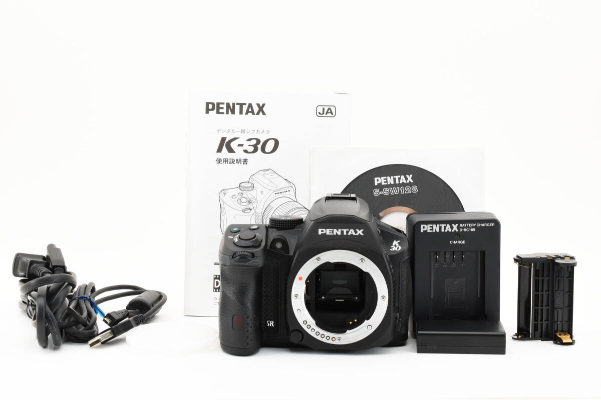 1円出品～ PENTAX K-30 ボディ ブラック ペンタックス 一眼レフカメラ カメラの画像1