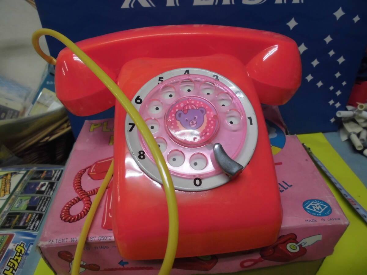 当時物 増田屋 ピンクの電話 日本製の画像1