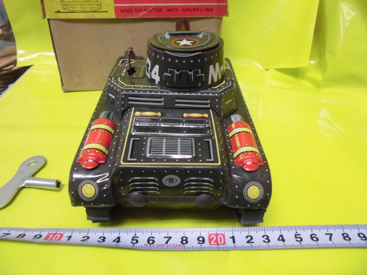 当時物 増田屋 Mー34 ブリキの戦車・タンク 日本製の画像4