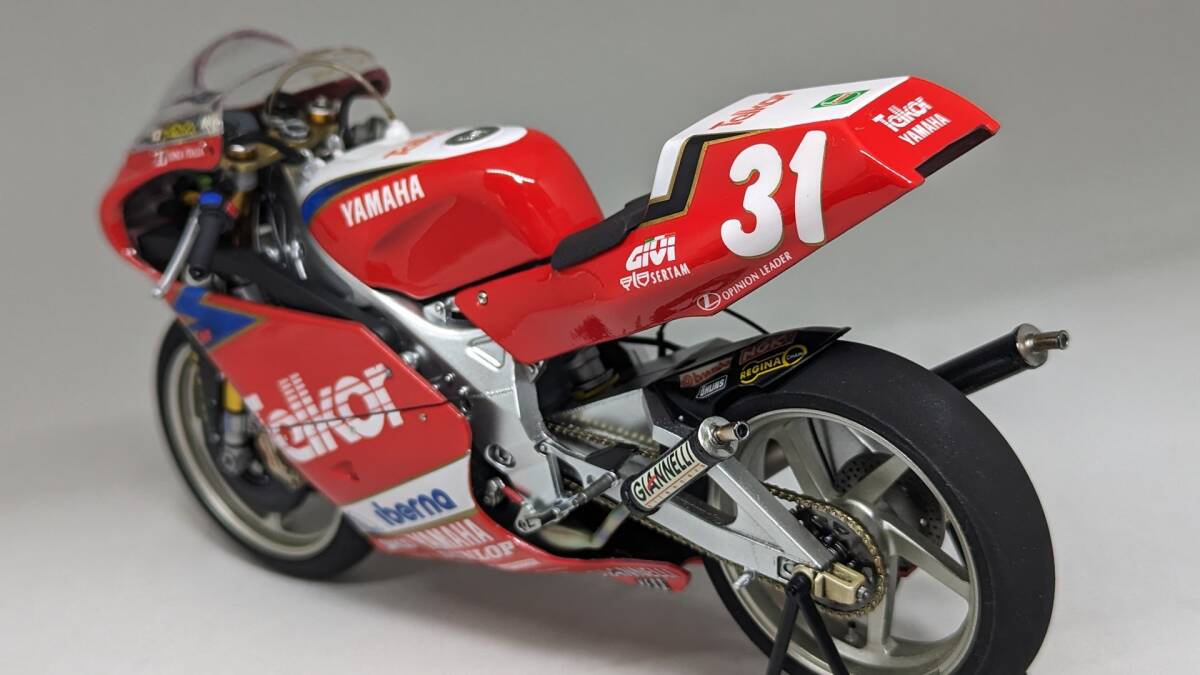  конечный продукт Tamiya 1/12 YAMAHA TZ250M \'93 (. рисовое поле .. игрок )