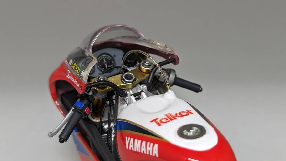  конечный продукт Tamiya 1/12 YAMAHA TZ250M \'93 (. рисовое поле .. игрок )