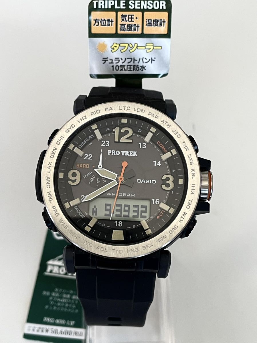 新品未使用 CASIO PROTREK PRG-600-1JFプロトレック カシオ 腕時計 の画像6