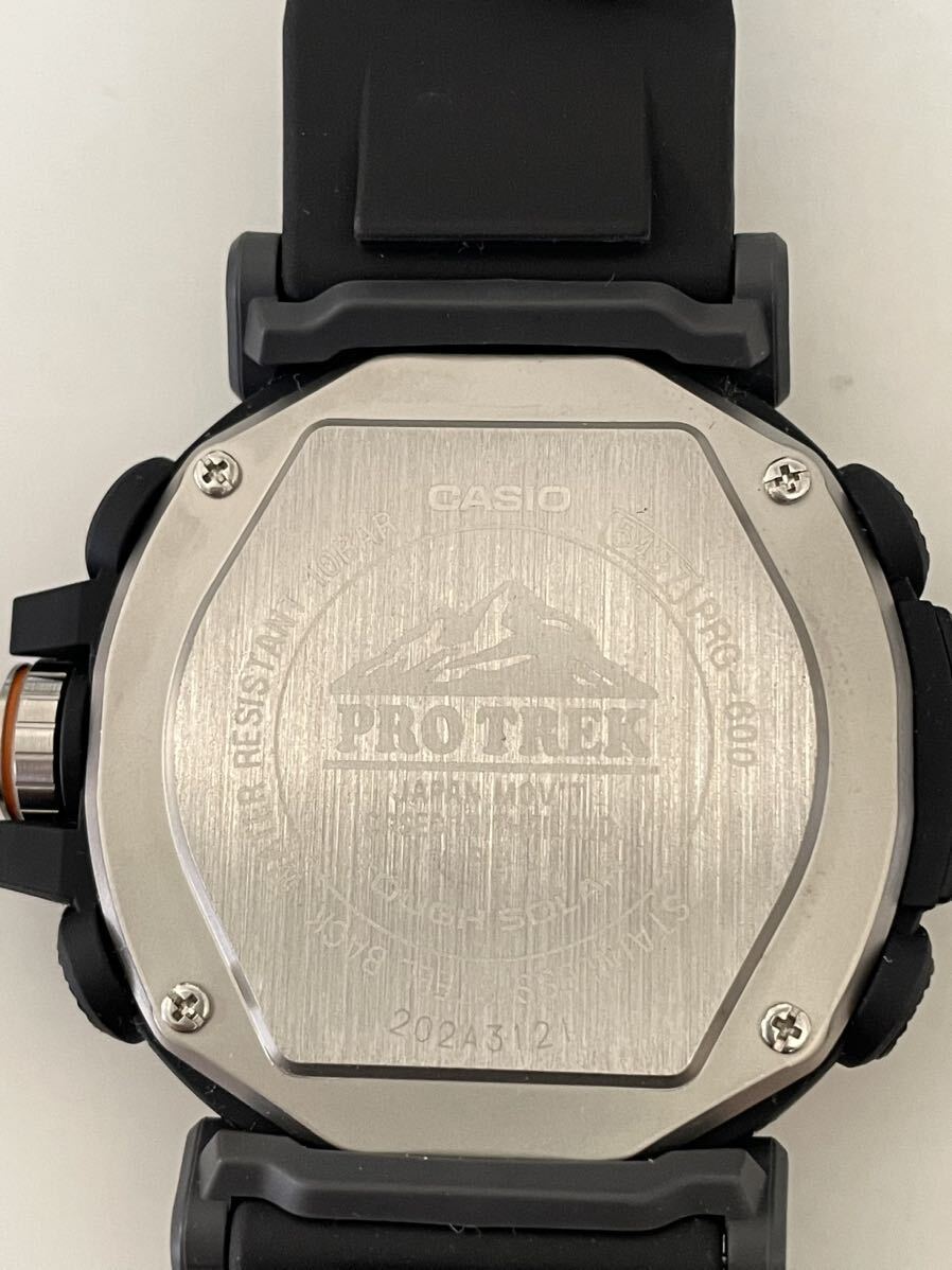 新品未使用 CASIO PROTREK PRG-600-1JFプロトレック カシオ 腕時計 の画像9