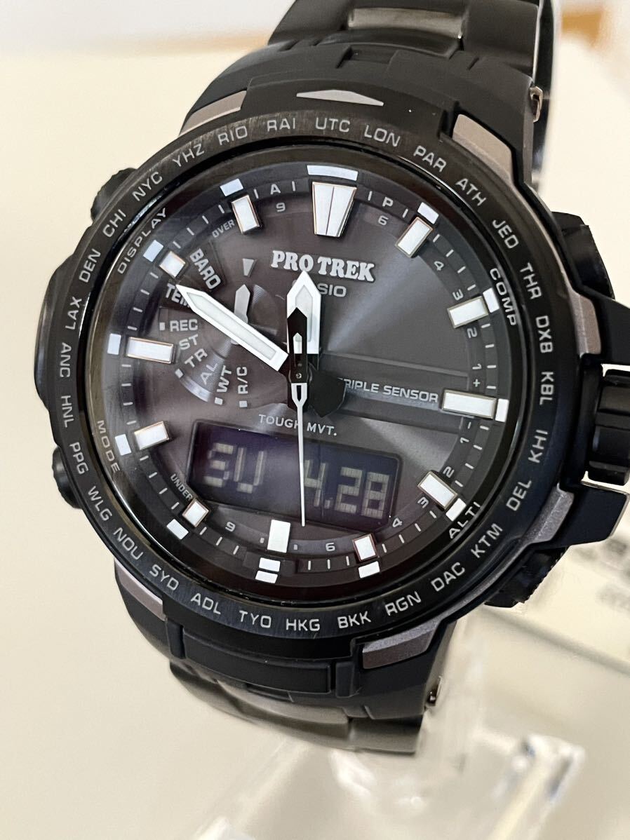 新品未使用 107800円 CASIO PROTREK PRW-6100YT-1JF プロトレック 腕時計 カシオの画像1