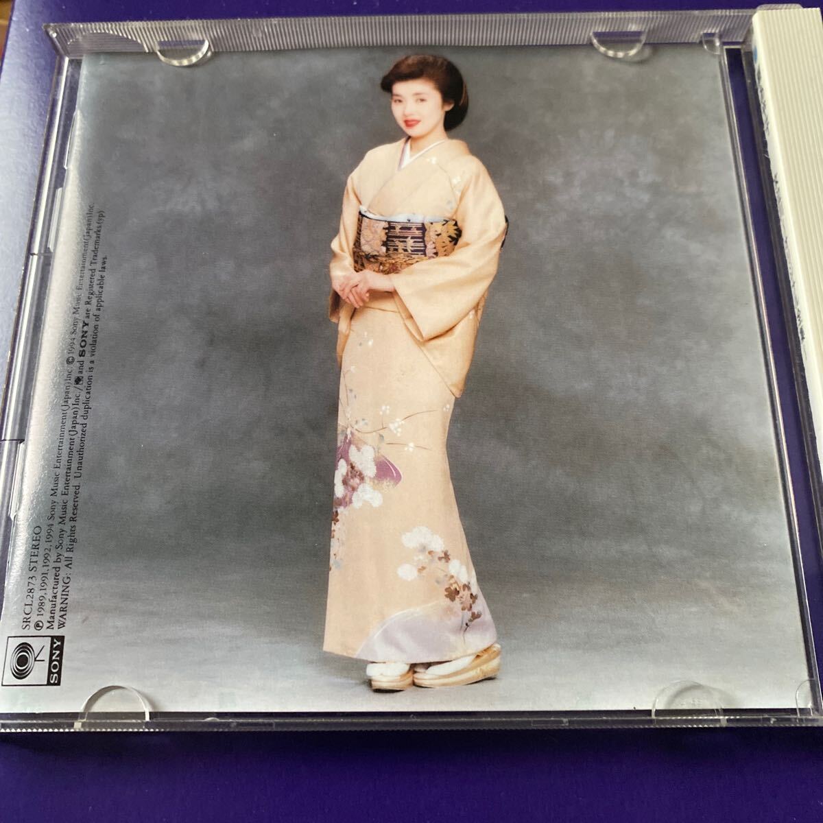 引越処分 演歌CD 藤あや子 女泣川 オリジナル全曲集 1994年の画像4
