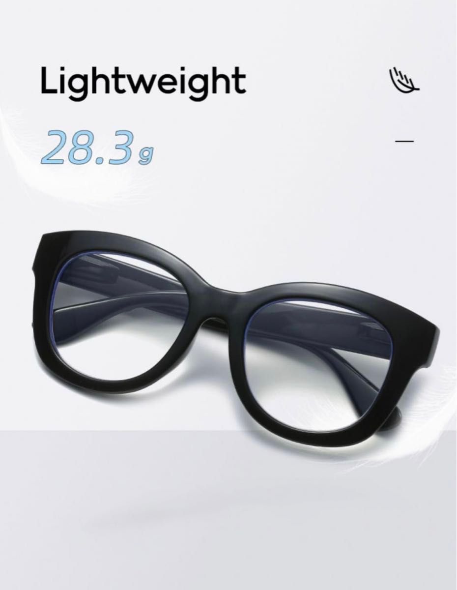 新品老眼鏡度数+3.0肉厚フレーム ウェリントンタイプ シニアグラスユニセックス
