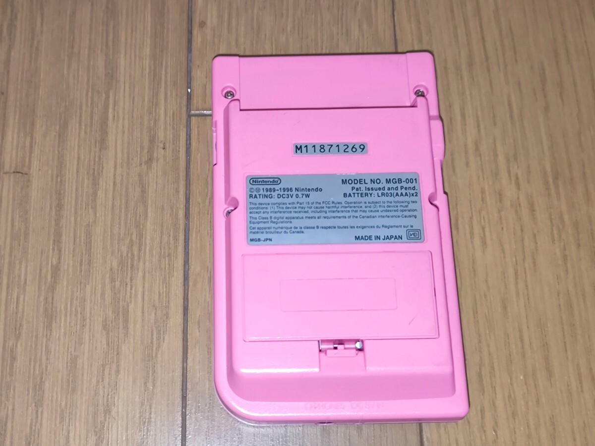 * nintendo Game Boy карман корпус только (MGB-001/ розовый ) работа сделал . Junk .