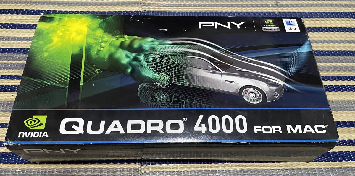 NVIDIA Quadro 4000 for Mac （EQ4000-2GERM）箱、付属品多数あり　美品_画像1