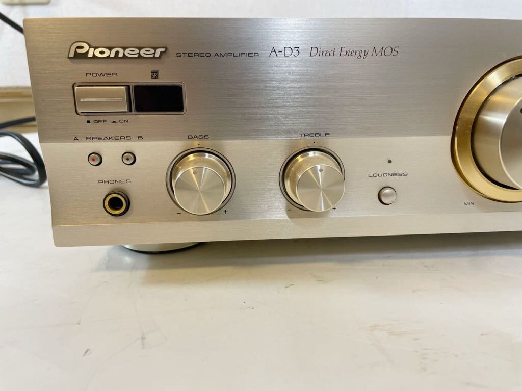 パイオニア PIONEER A-D3 プリメインアンプ リモコン付き 2009年製の画像2