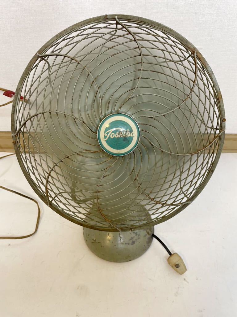 TOSHIBA東芝 ELECTRIC FAN 扇風機 昭和レトロ アンティーク の画像1