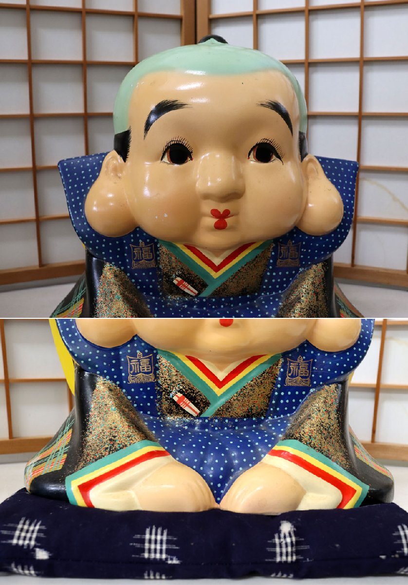 Yahoo!オークション - W-3828 福助人形 特大 陶器 縁起人形 開運 Yahoo!オークション - W-3828 福助人形 特大 陶器 縁起人形 開運