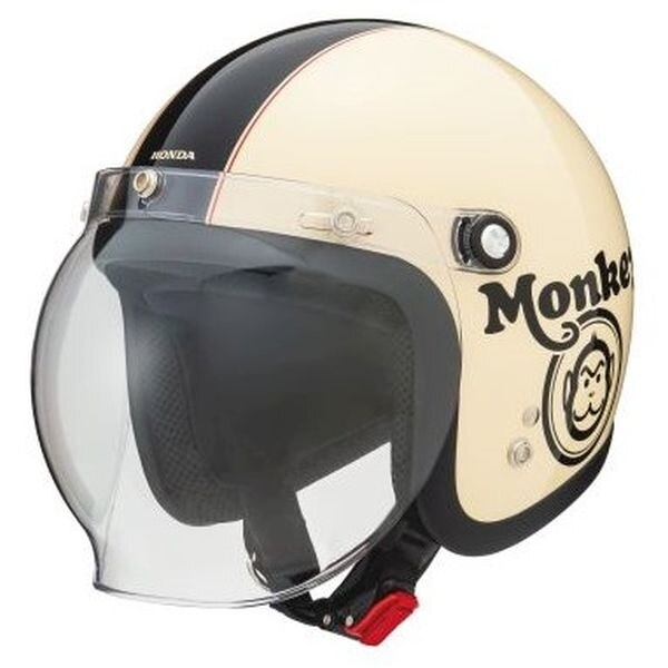Honda Monkey モンキー ヘルメット■アイボリー×ブラック Mサイズ_メーカーWEBカタログ画像です