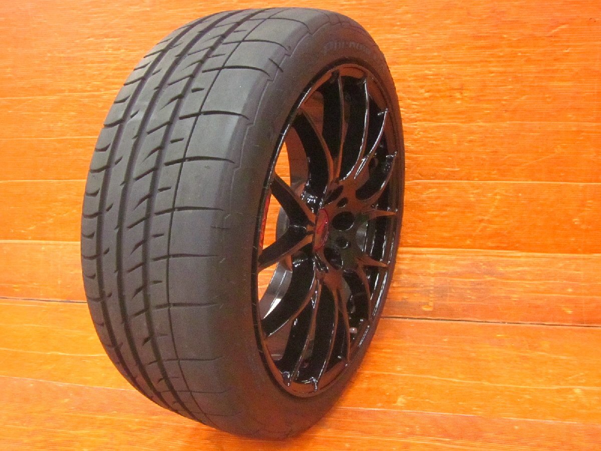 【Y4】RAYS ホムラ HOMURA 2ｘ7 GR 19インチ 8.5J +38 PCD114.3 5H BFGoodrich g-Force フェノム 245/40R19 アルファード/V37スカイライン_画像3