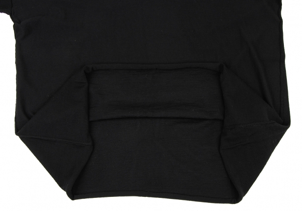  com com Comme des Garcons COMME des GARCONS wool inside out oversize knitted sweater black S