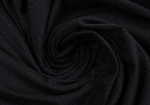 イッセイミヤケISSEY MIYAKE コットン裾変形ドレープワンピース 黒3_画像9
