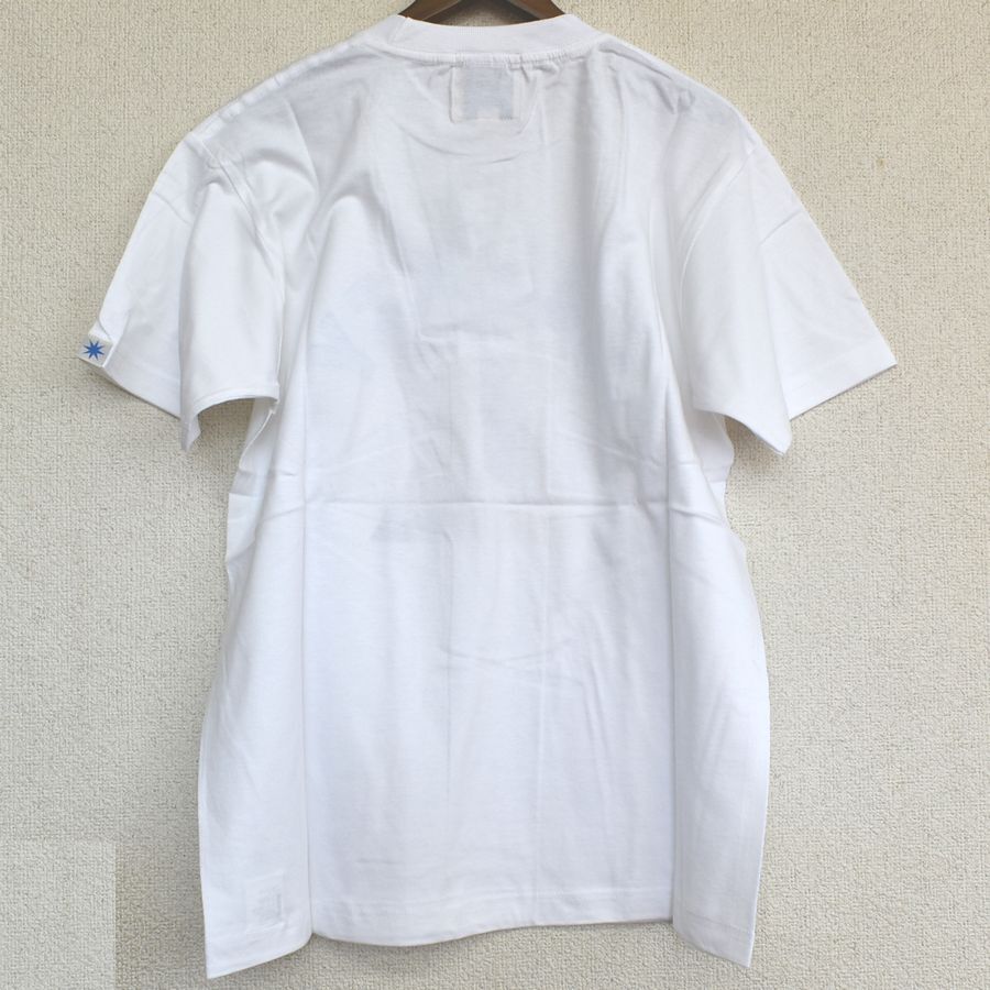 GDC ジーディーシー 綿100% 半袖Tシャツ 丸首 レガシー コットン 男女兼用 ユニセックス メンズLサイズ 白 送料無料 A370の画像3