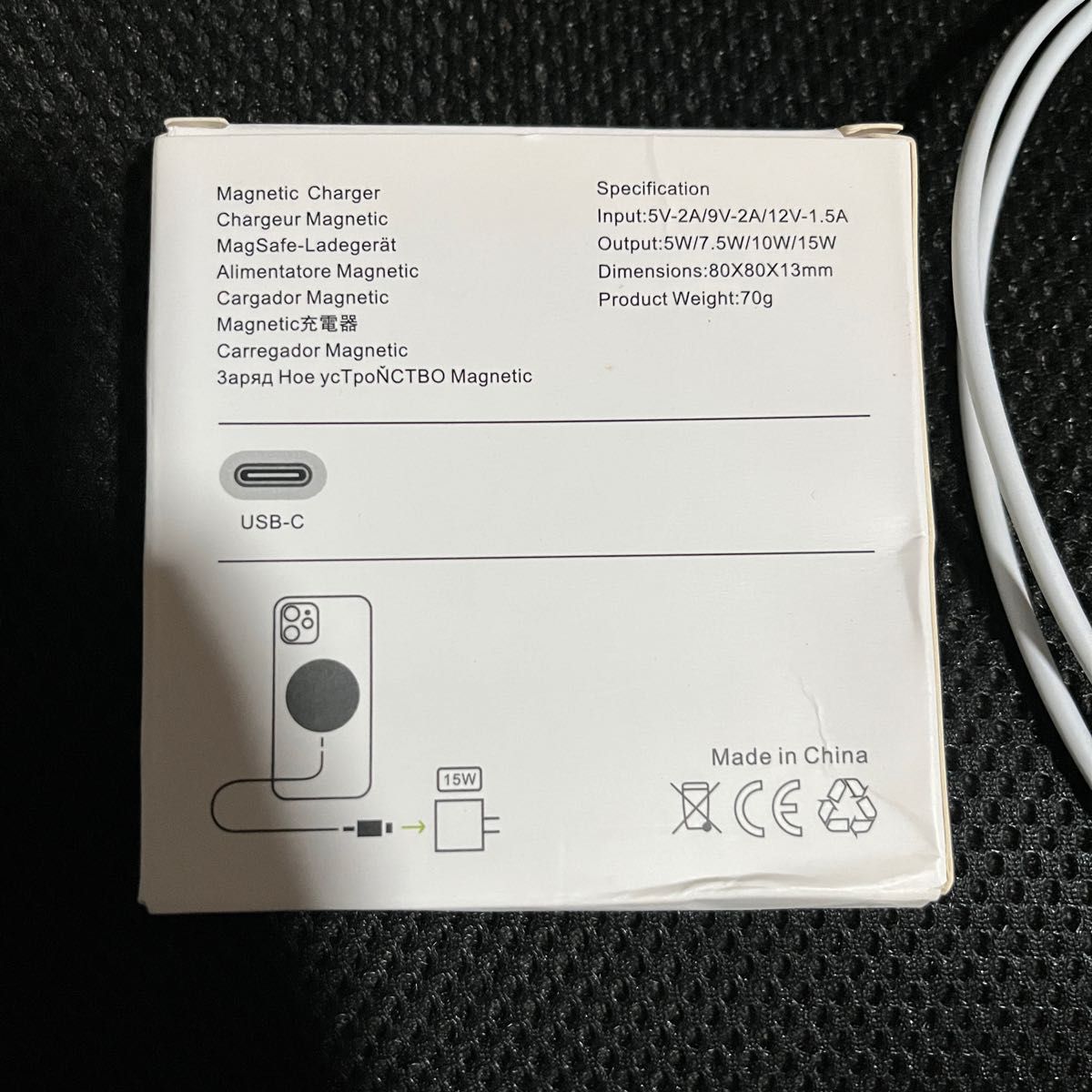 MagSafe 磁気ワイヤレス充電器　15w iPhone