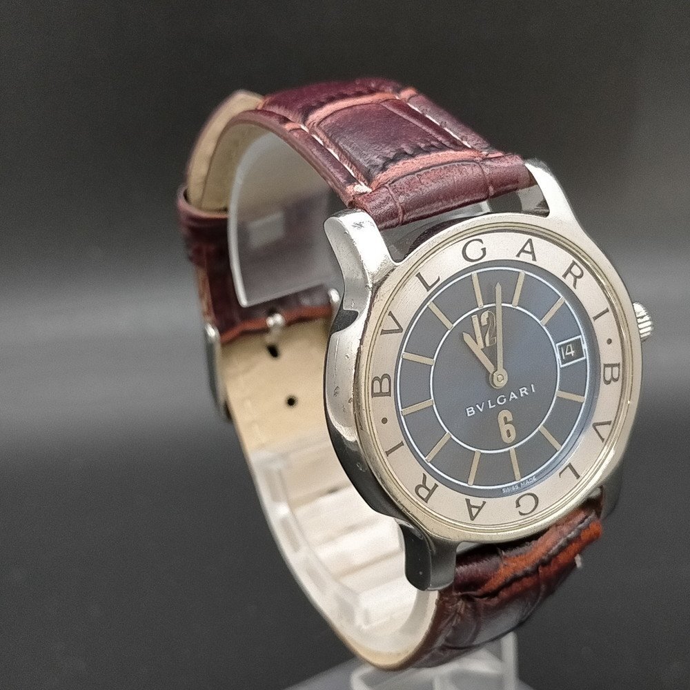 ブルガリ Bvlgari 腕時計 動作品 ST35S（ソロテンポ） メンズ 3553081の画像2