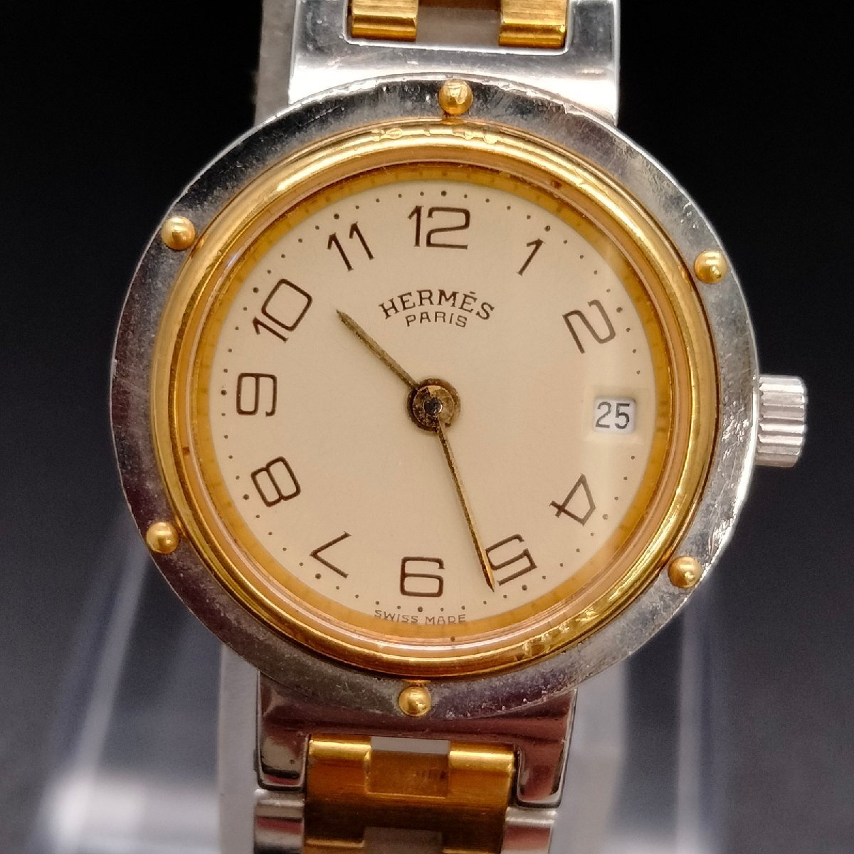 エルメス Hermes 腕時計 不動品 （クリッパー） レディース 3550243_画像1