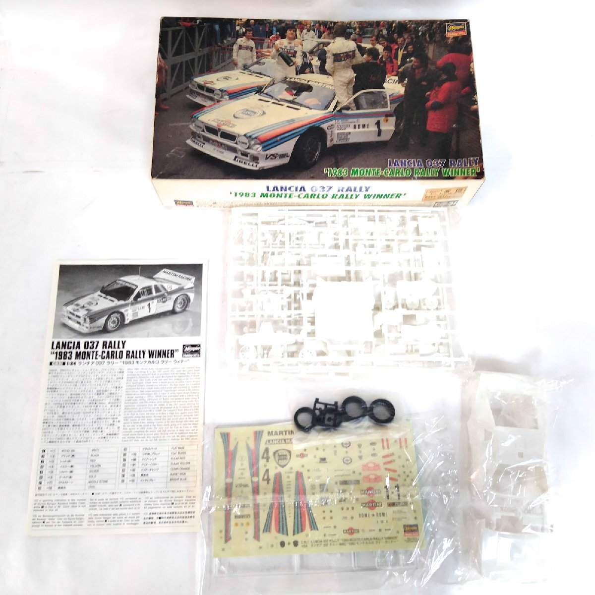 ハセガワプラモデル LANCIA 037 RALLY '1983 MONTE-CARLO RALLY WINNER3542816の画像2
