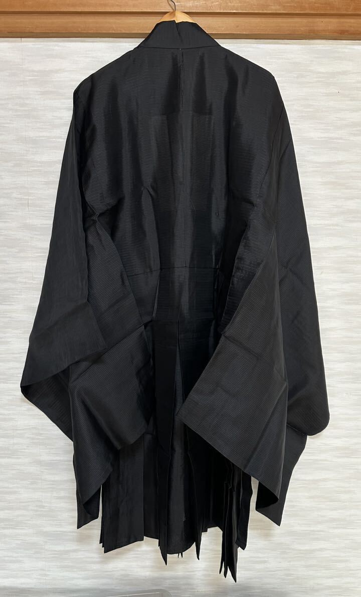 ◆浄土宗◆未使用品◆夏物◆正絹◆漆黒絽の法衣◆西陣織◆雲水衣◆安藤法衣店謹製◆_画像7
